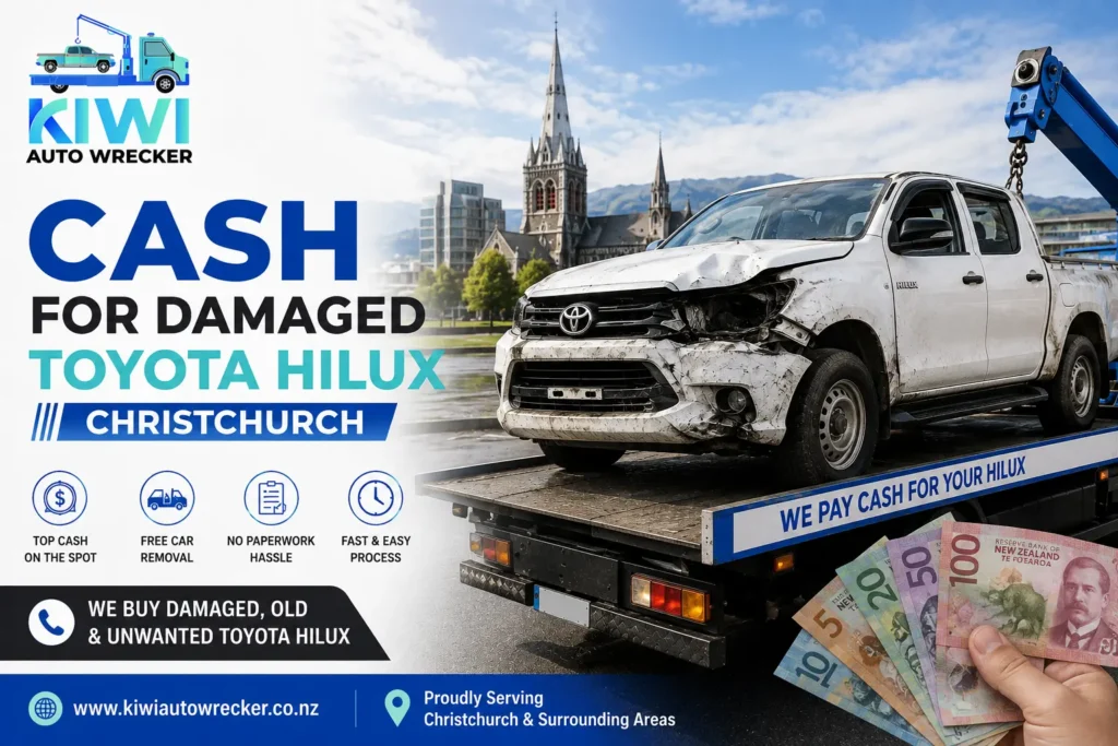 cash for damaged toyota hilux christchurch