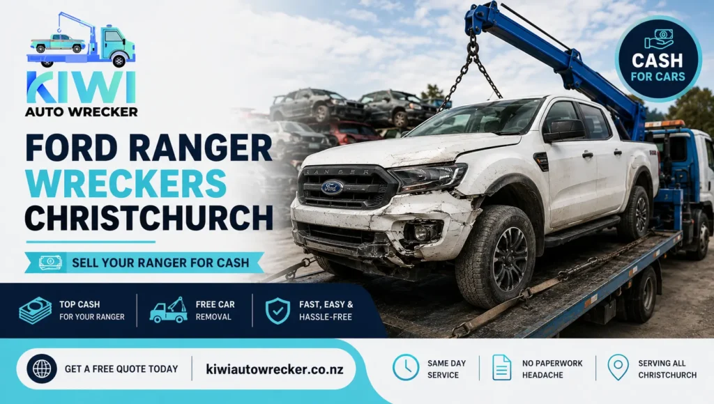 Ford Ranger wrecker Christchurch